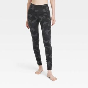 All In Motion Black Camo Athletic Leggings